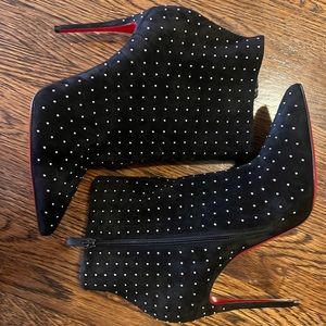 Christian louboutin heeled booties